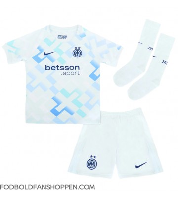Inter Milan Nicolo Barella #23 Udebanetrøje Børn 2025-26 Kortærmet (+ Korte bukser)